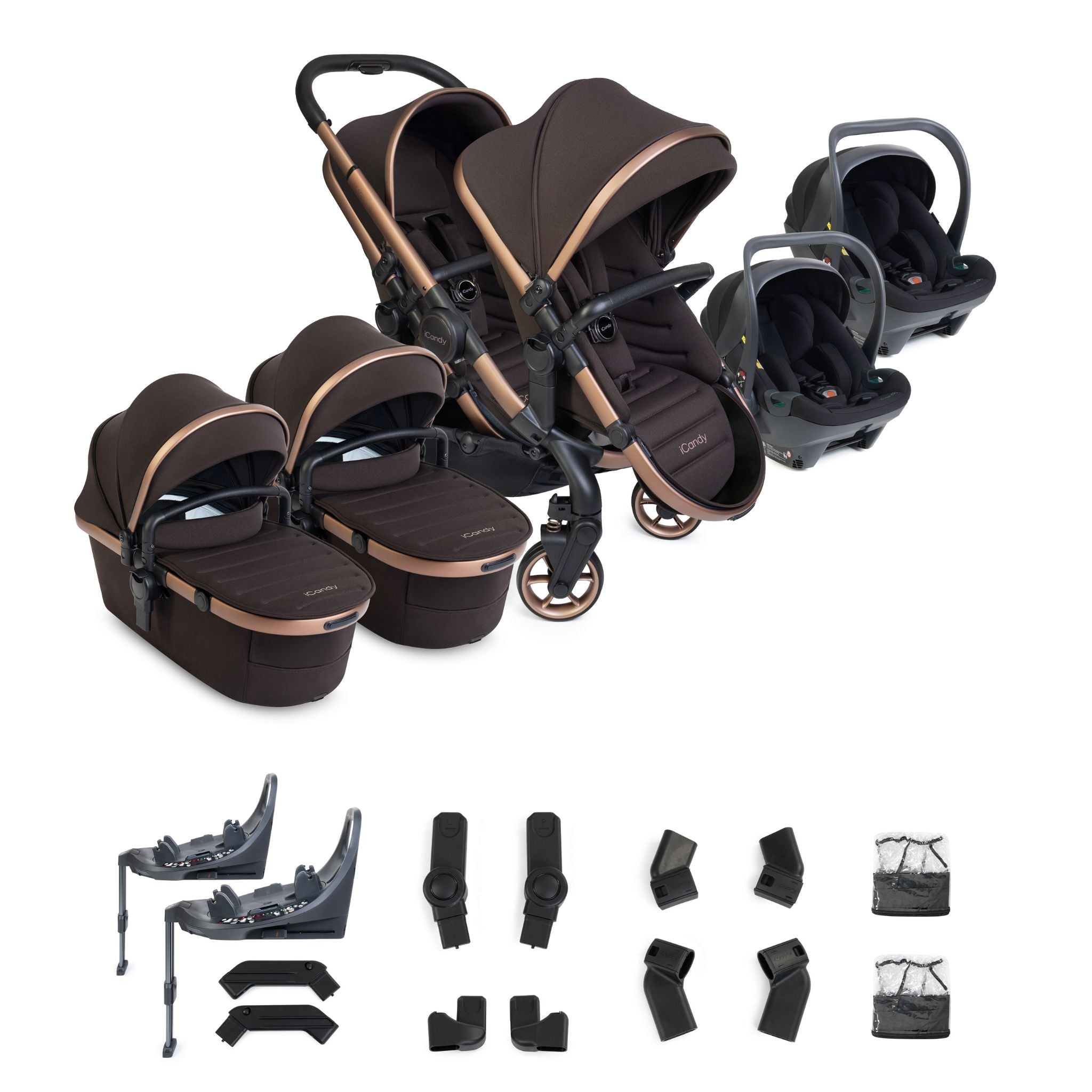 iCandy Peach 8 Twin with Cocoon 360 and Base