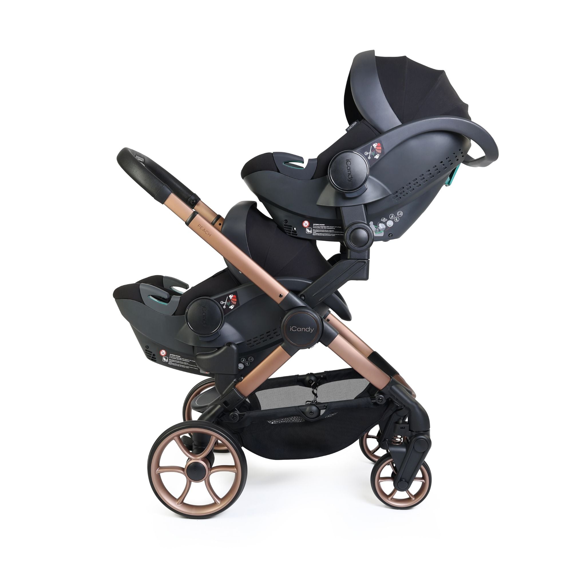 iCandy Peach 8 Twin with Cocoon 360 and Base