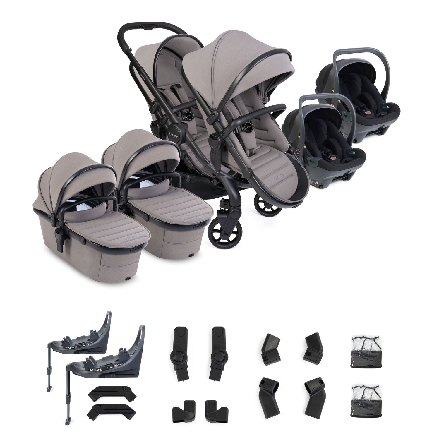 iCandy Peach 8 Twin with Cocoon 360 and Base