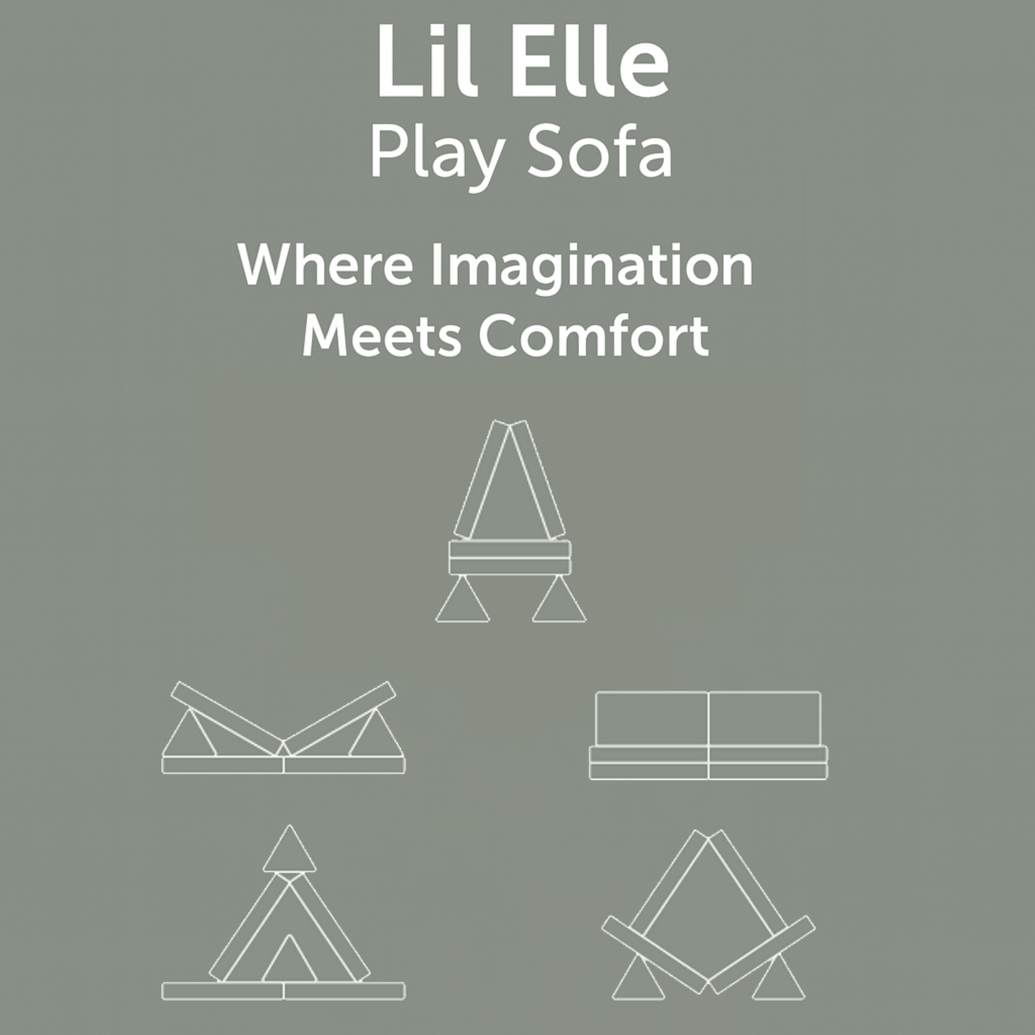 Baby Elegance Lil Elle Play Sofa