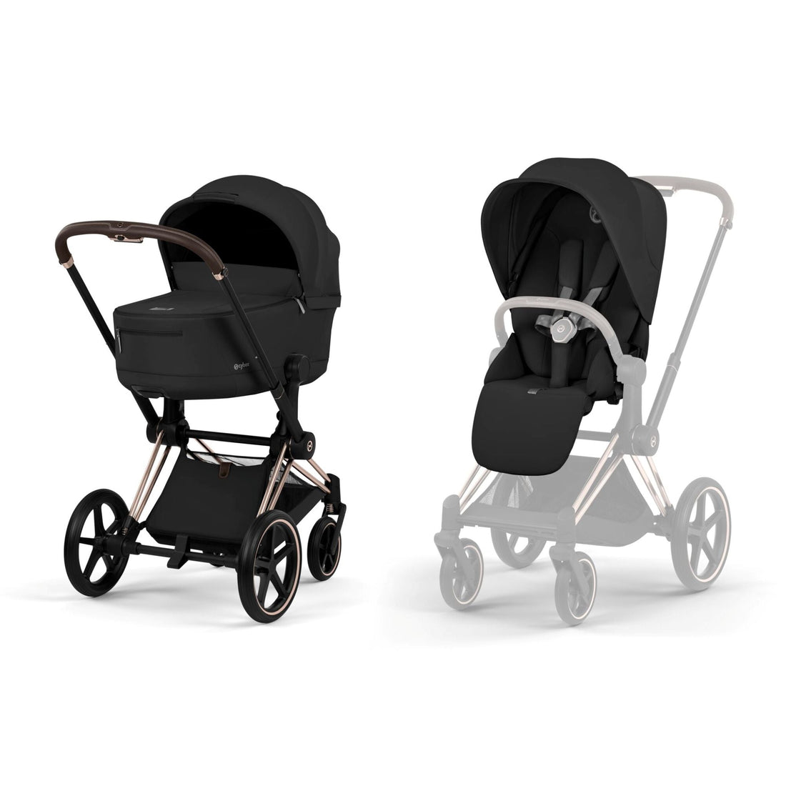 Cybex Priam Comfort & Foldable Carry Cot Set