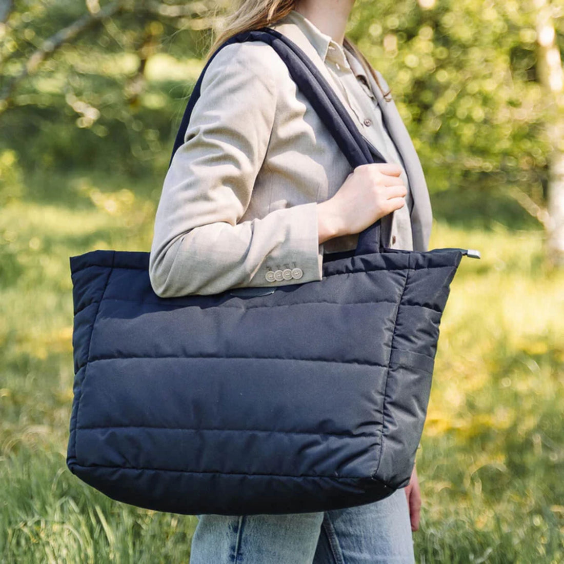 DonebyDeer Quilted Changing Tote Bag