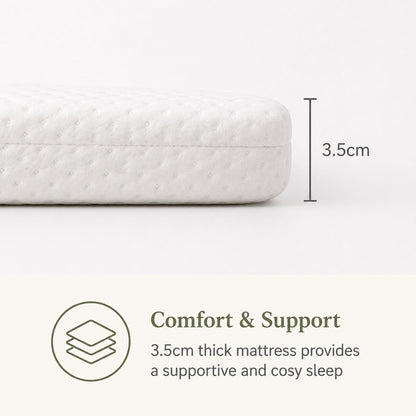 Baby Elegance Travel Cot Mattress - Roll n Go - 70 x 100 x 3cm