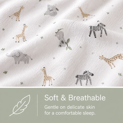 Baby Elegance Travel Cot Sheets - 70 x 100cm - 2 Pack