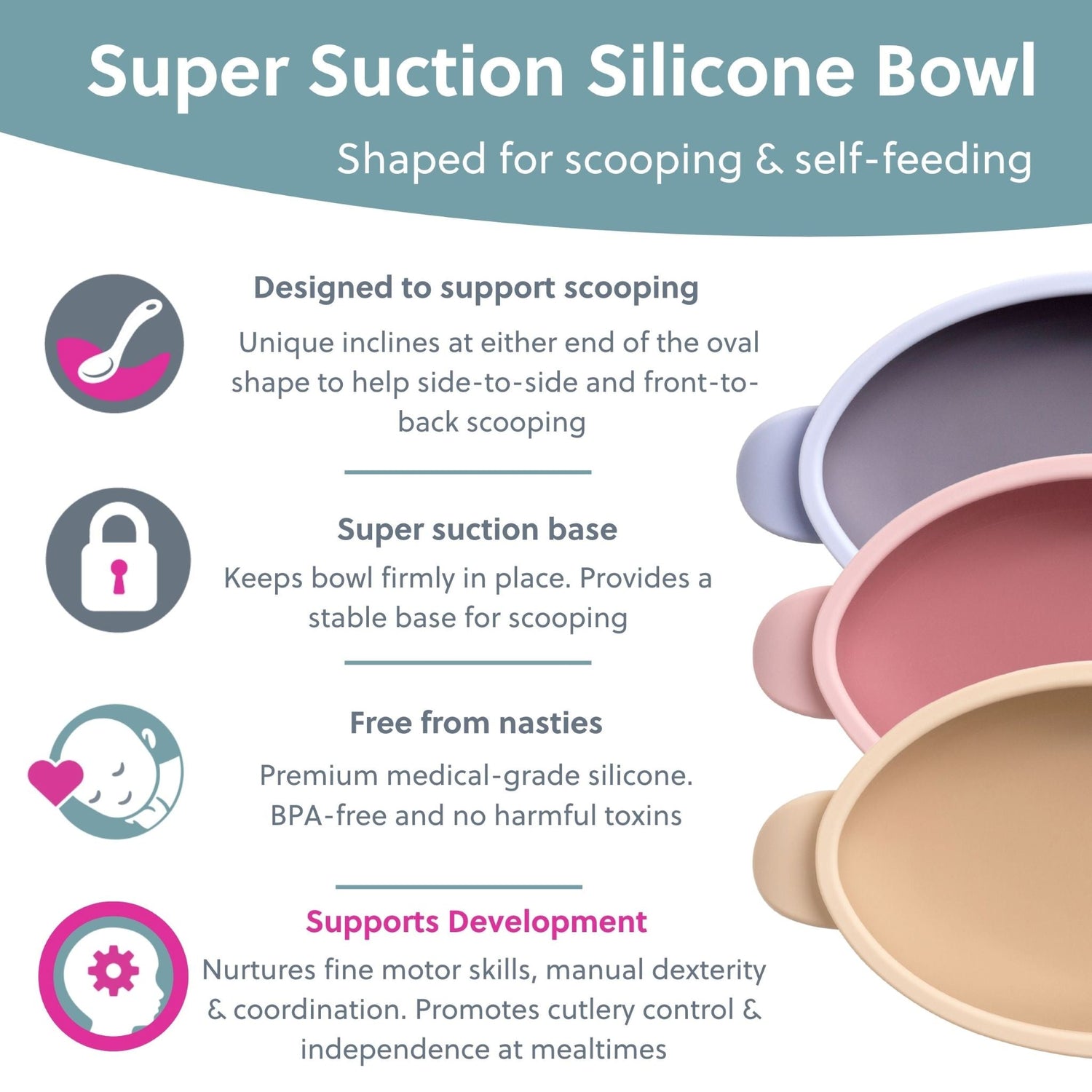 Bibado Silicone Suction Bowl