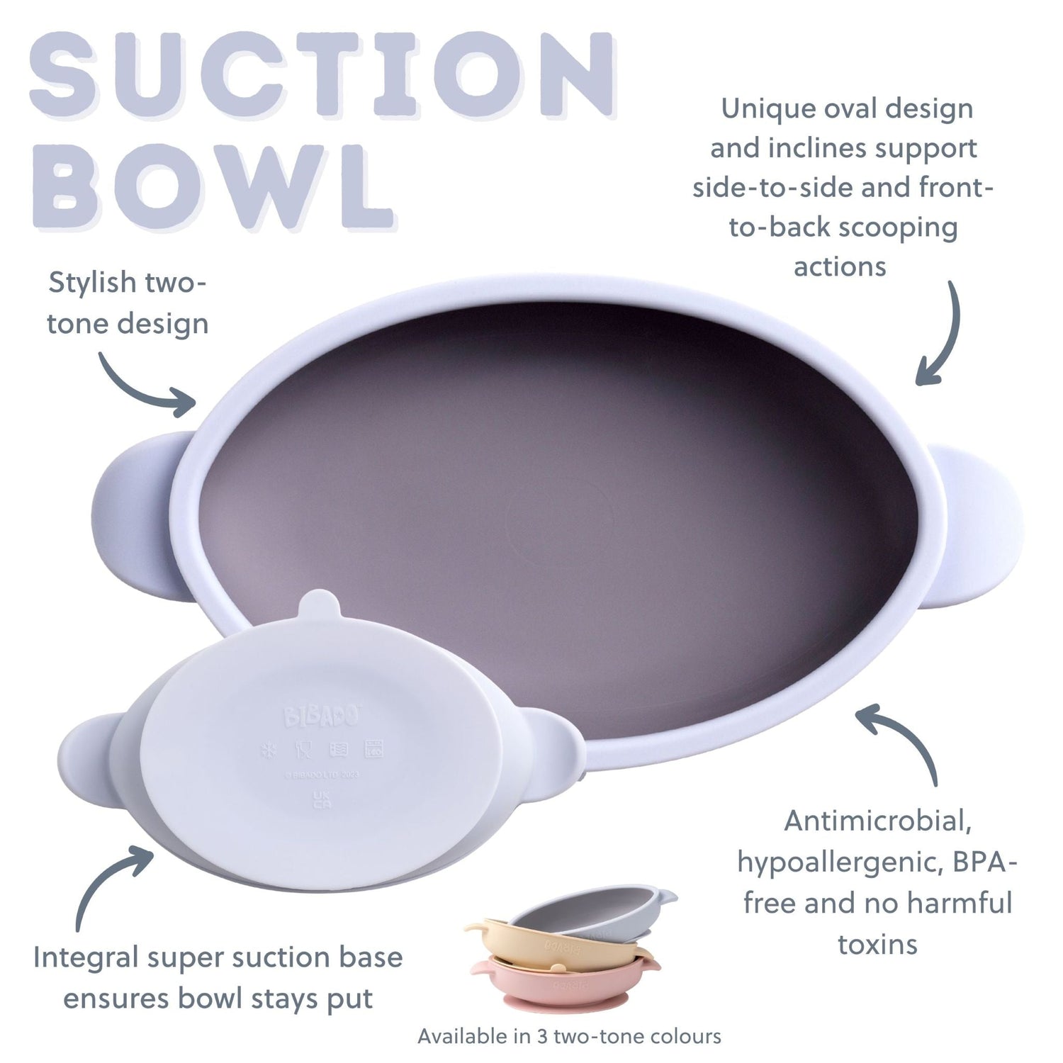 Bibado Silicone Suction Bowl