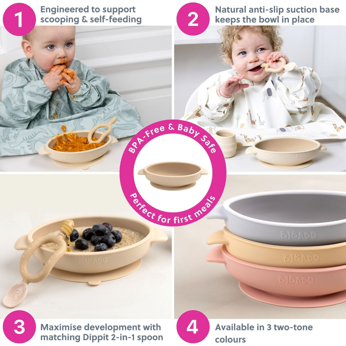 Bibado Silicone Suction Bowl