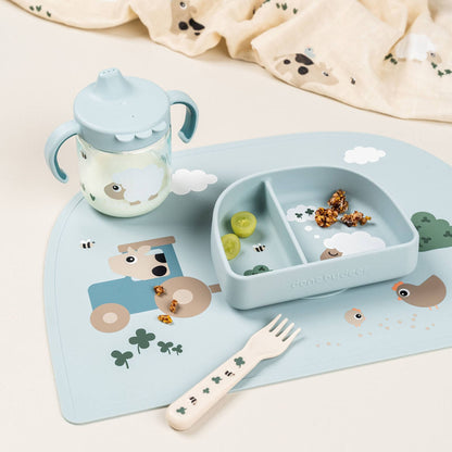 DonebyDeer Stick&amp;Stay Compartment Bowl