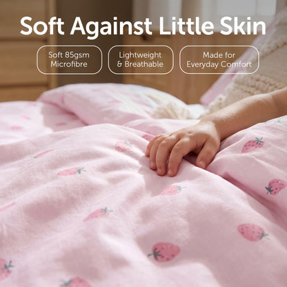Baby Elegance Toddler Duvet and Pillow Bedding Set - Flowers