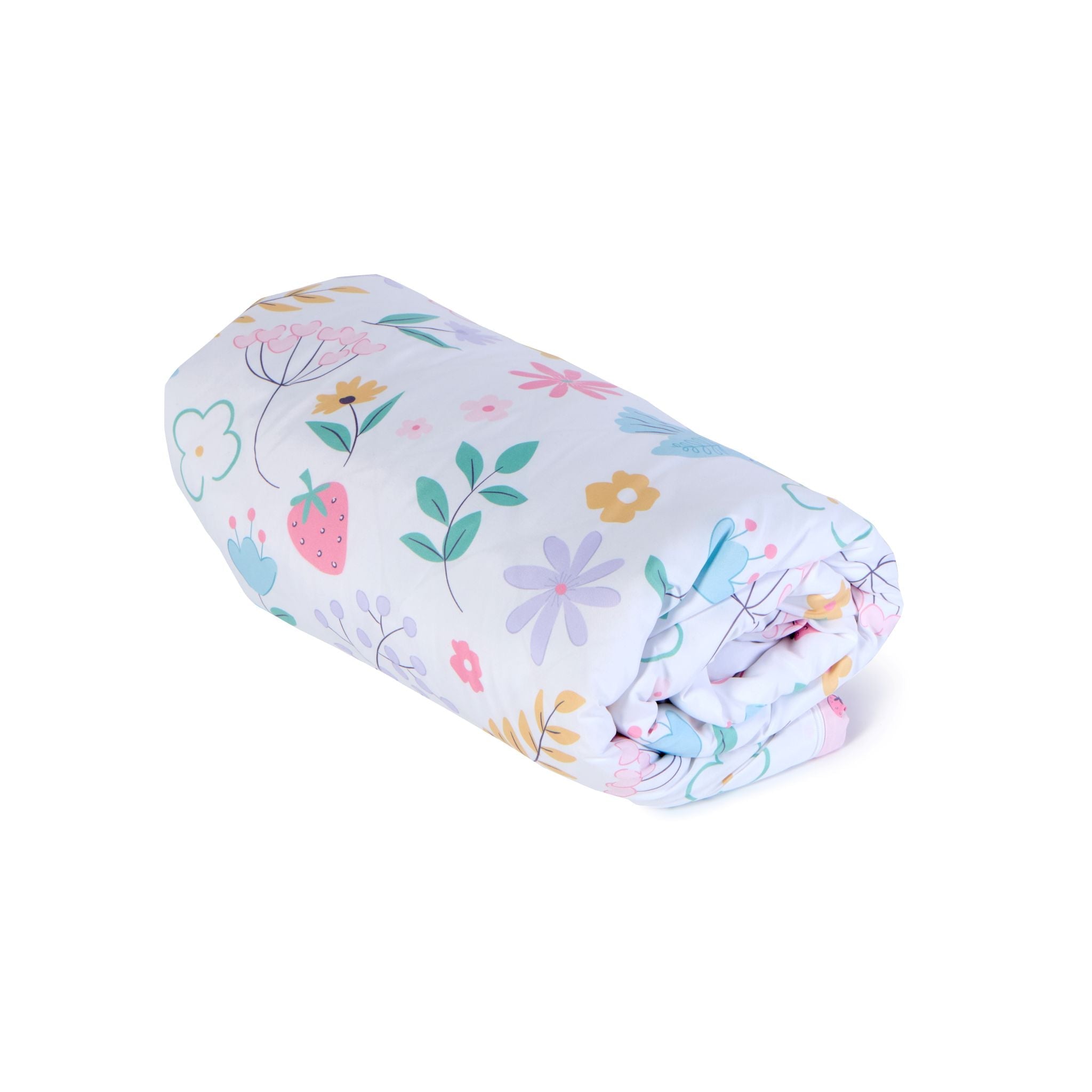 Baby Elegance Toddler Duvet and Pillow Bedding Set - Flowers