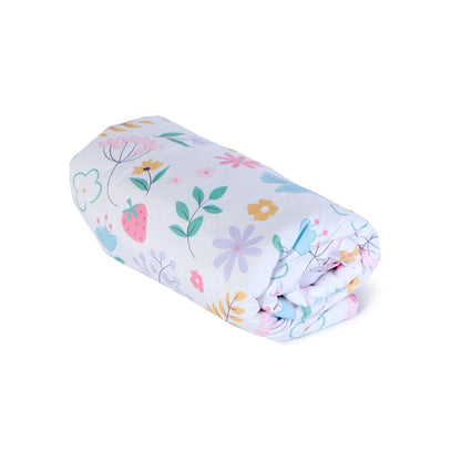 Baby Elegance Toddler Duvet and Pillow Bedding Set - Flowers