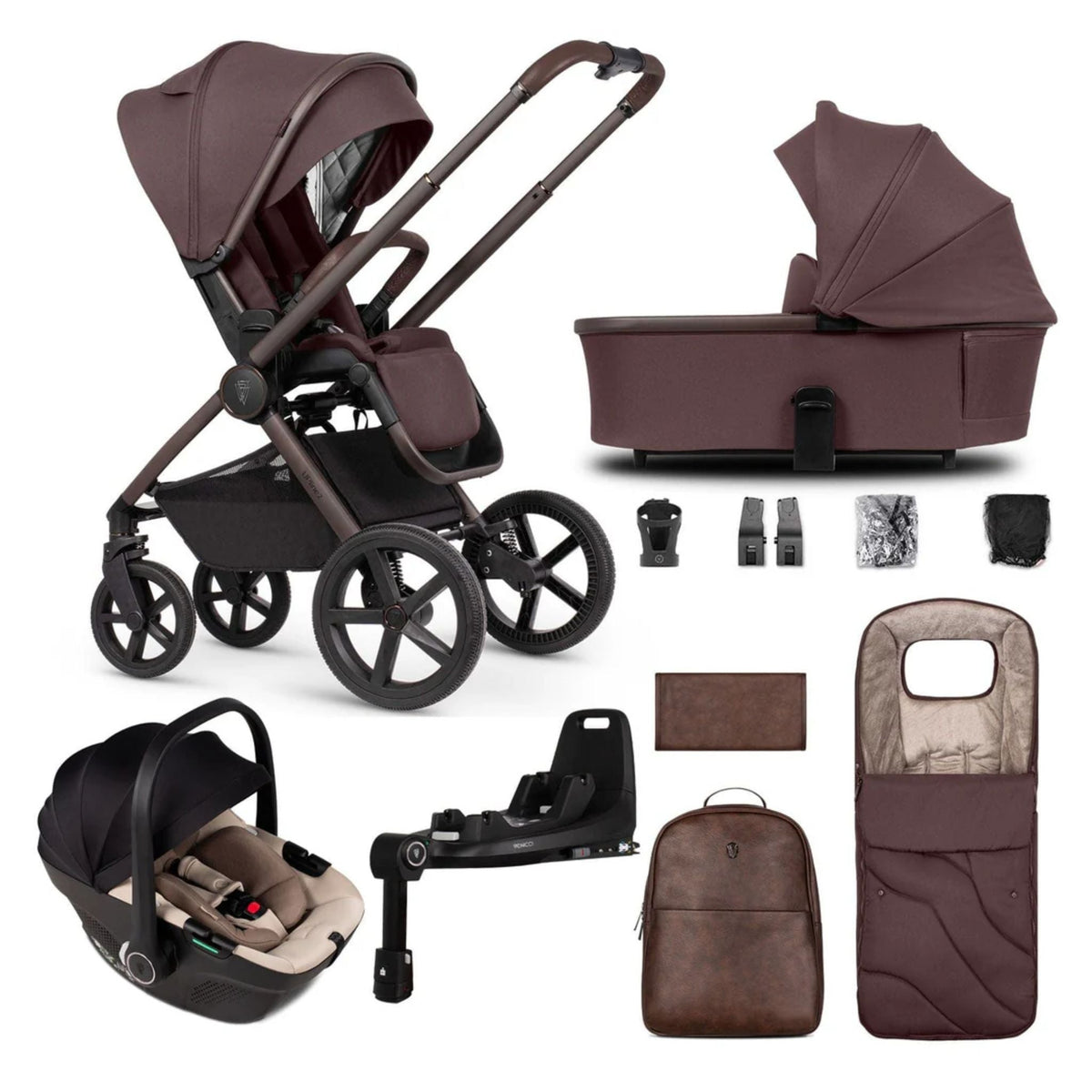 Venicci Upline 2 SE 3in1 Plus Base with Tiago Beige