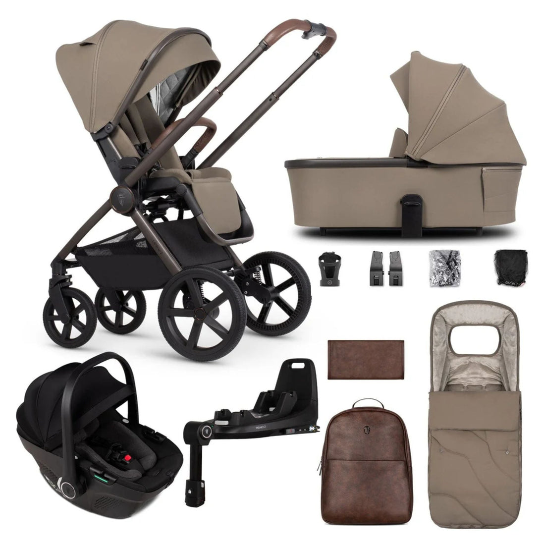 Venicci Upline 2 SE 3in1 Plus Base with Tiago Black