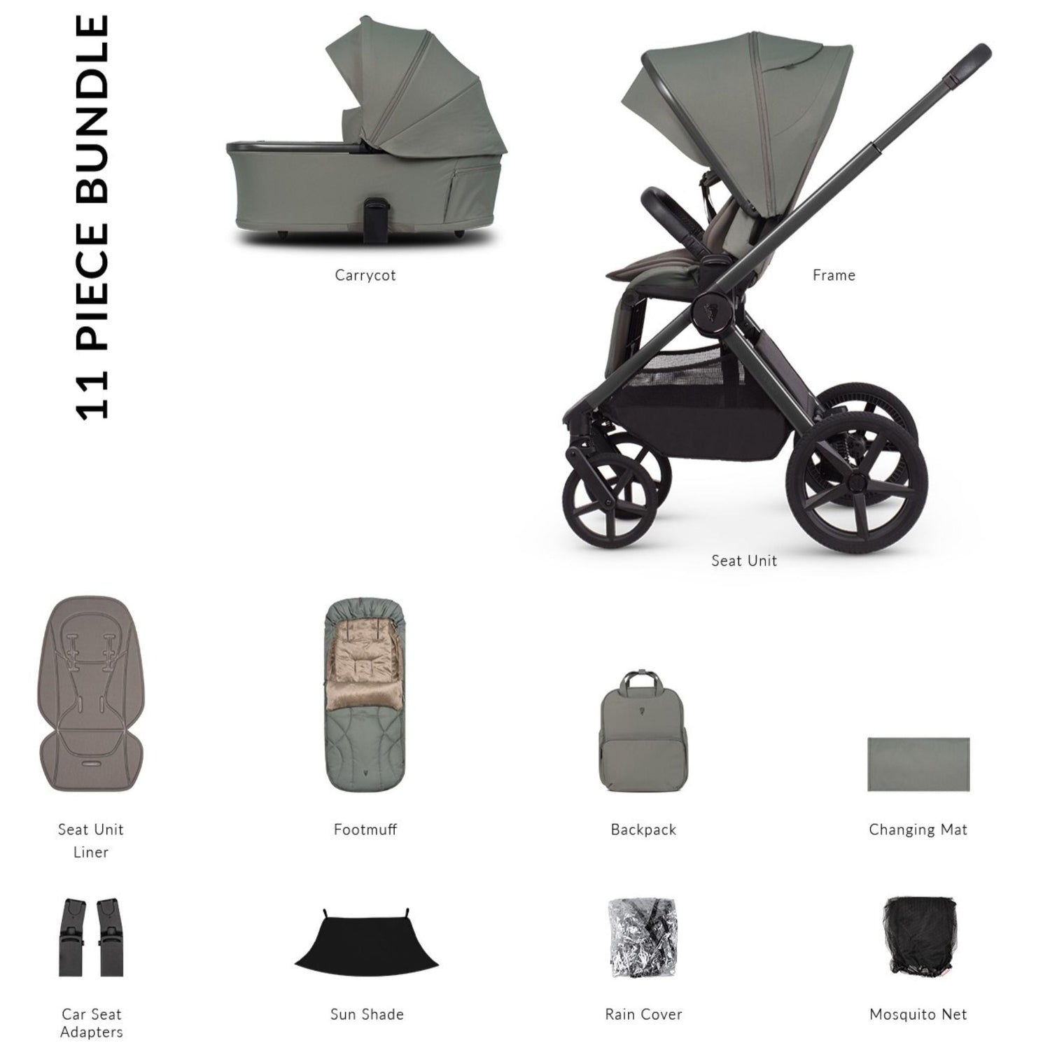 Venicci Upline 3 Essential 2in1 Bundle