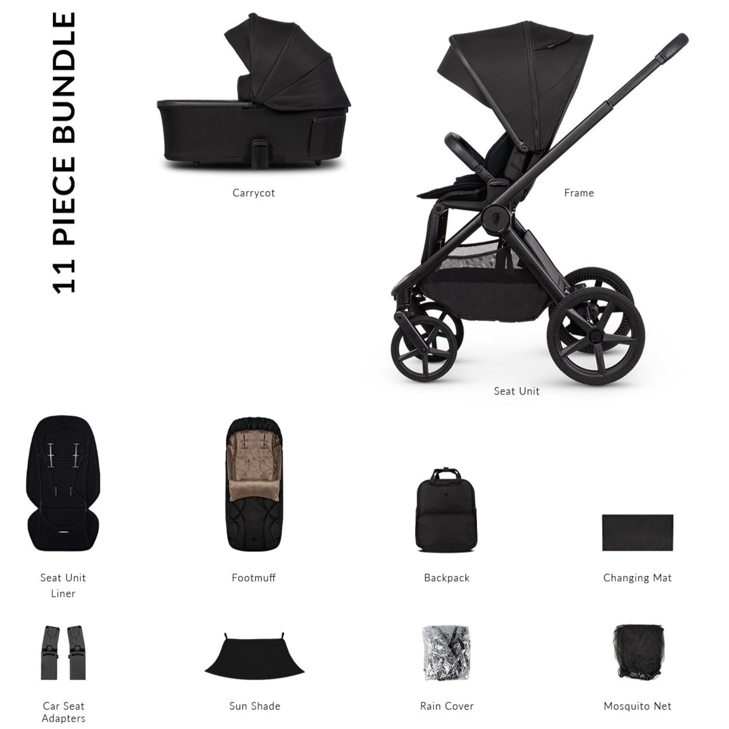 Venicci Upline 3 Essential 2in1 Bundle