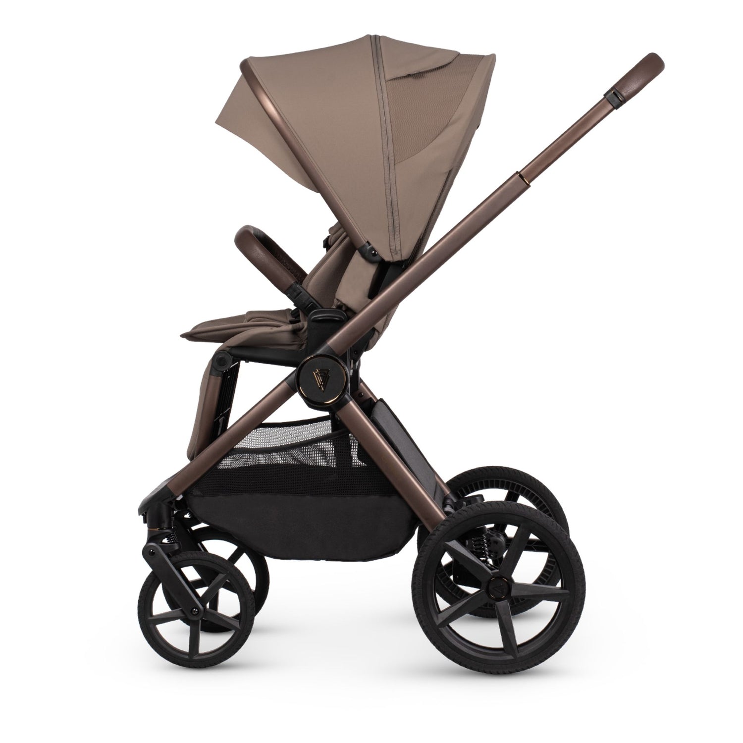 Venicci Upline 3, Tiago Black &amp; Base 4in1 Luxury Bundle