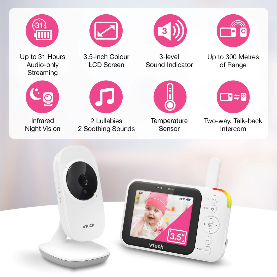 VTech VM4252 3.5in Video Monitor