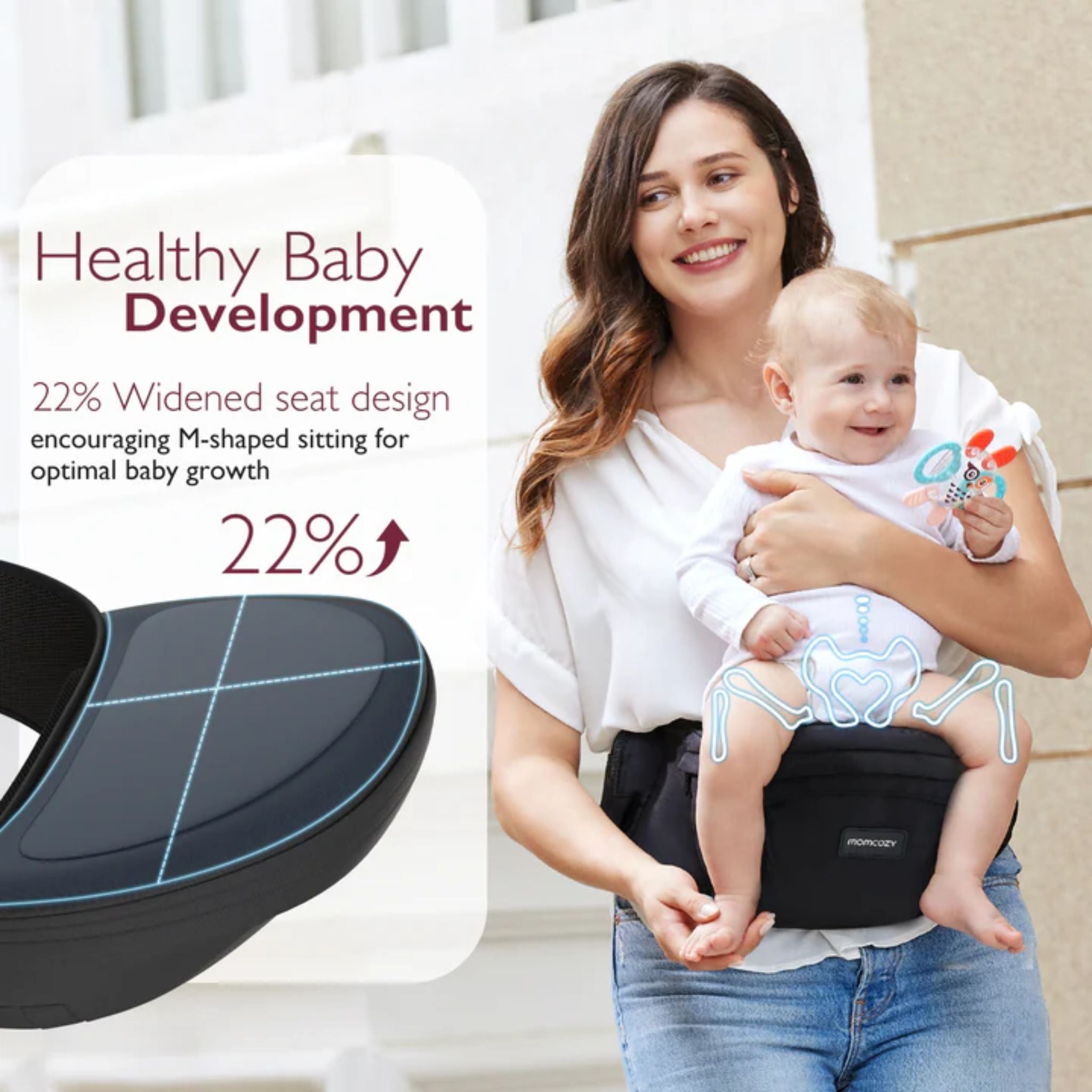 Momcozy Wander360 Hip Seat Carrier