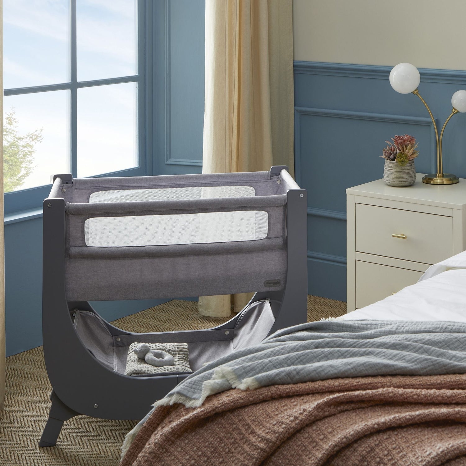 Shnuggle Air Lite Bedside Crib