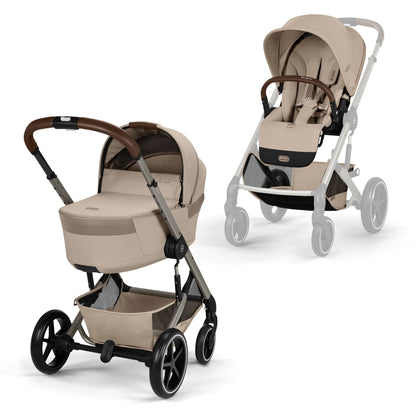 Cybex Balios S Lux &amp; Foldable Carry Cot