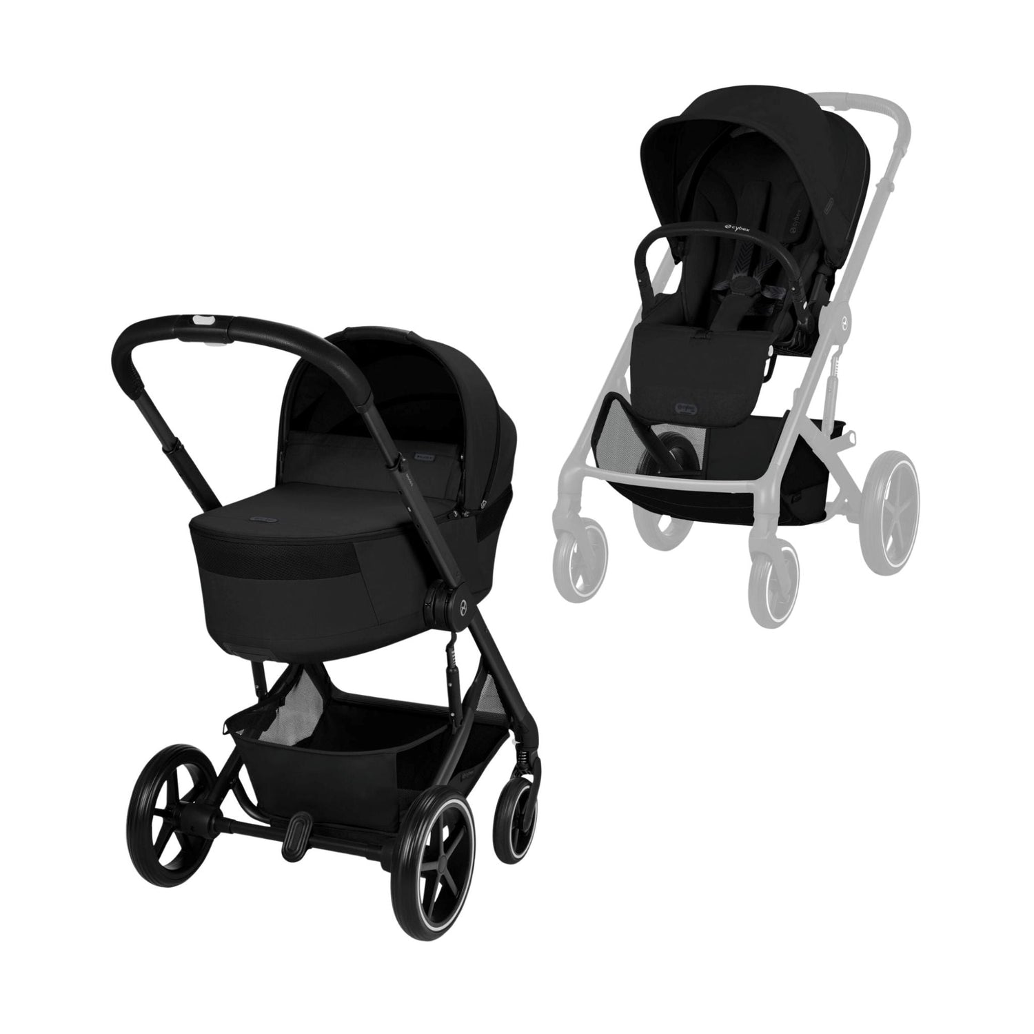 Cybex Balios S Lux &amp; Foldable Carry Cot