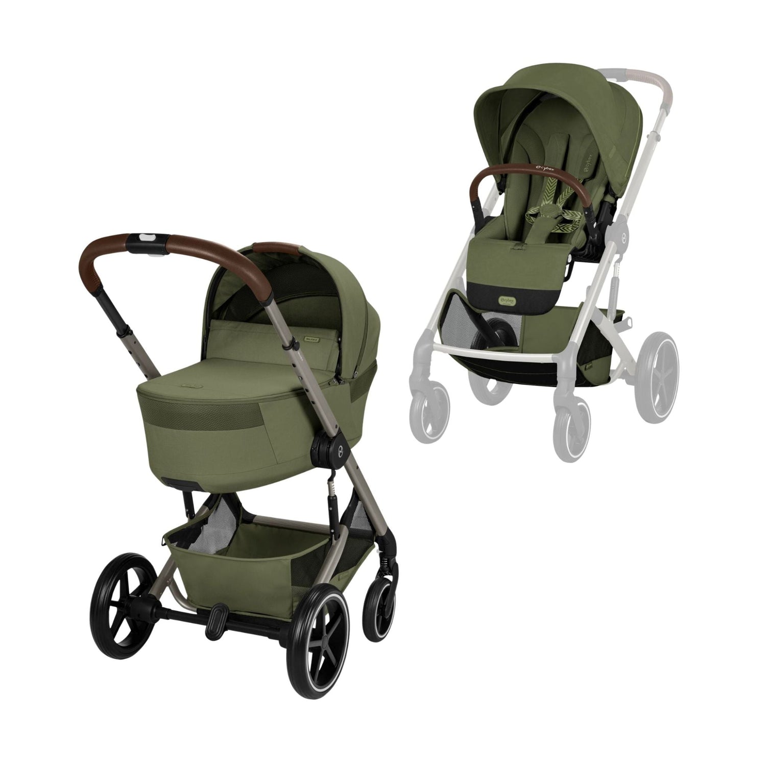 Cybex Balios S Lux &amp; Foldable Carry Cot
