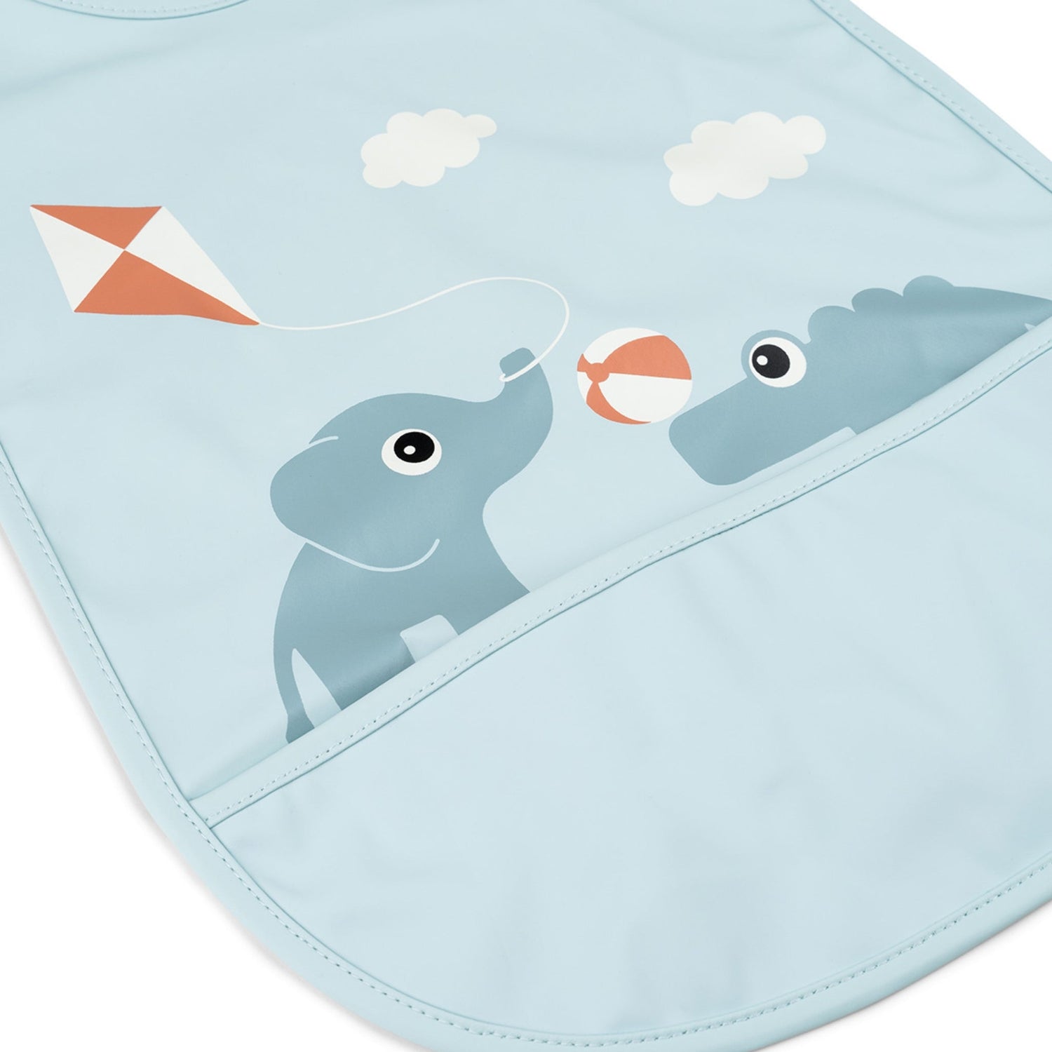 Donebydeer Bib With Velcro And Pocket Playground