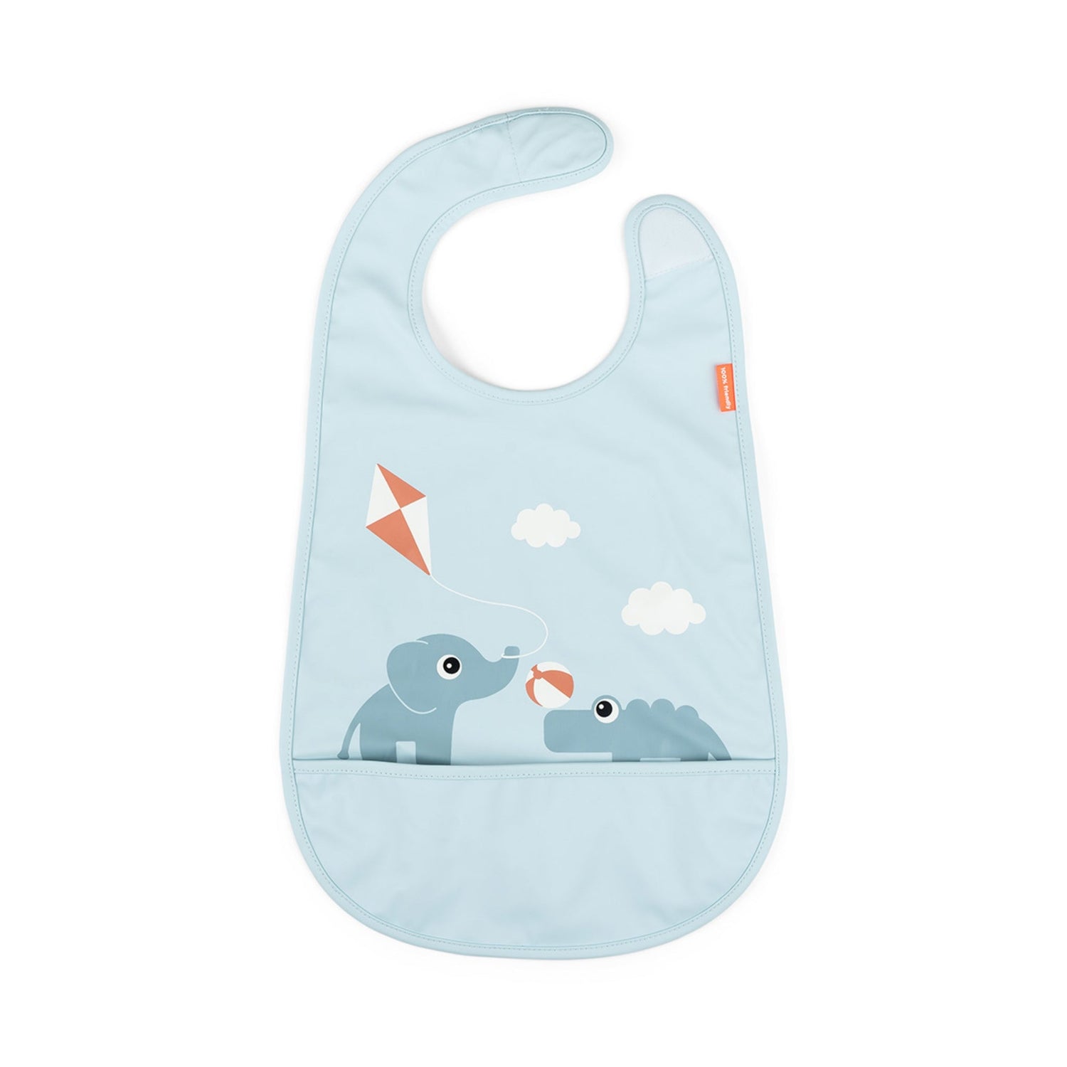 Donebydeer Bib With Velcro And Pocket Playground