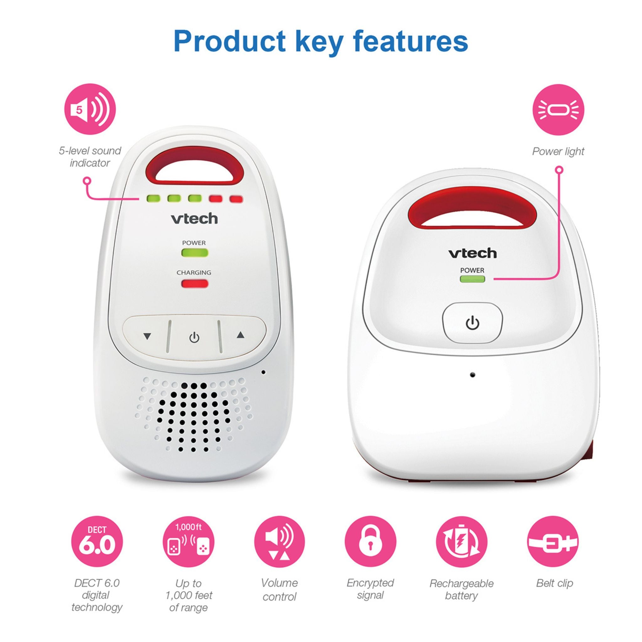 VTech BM1000 Audio Baby Monitor