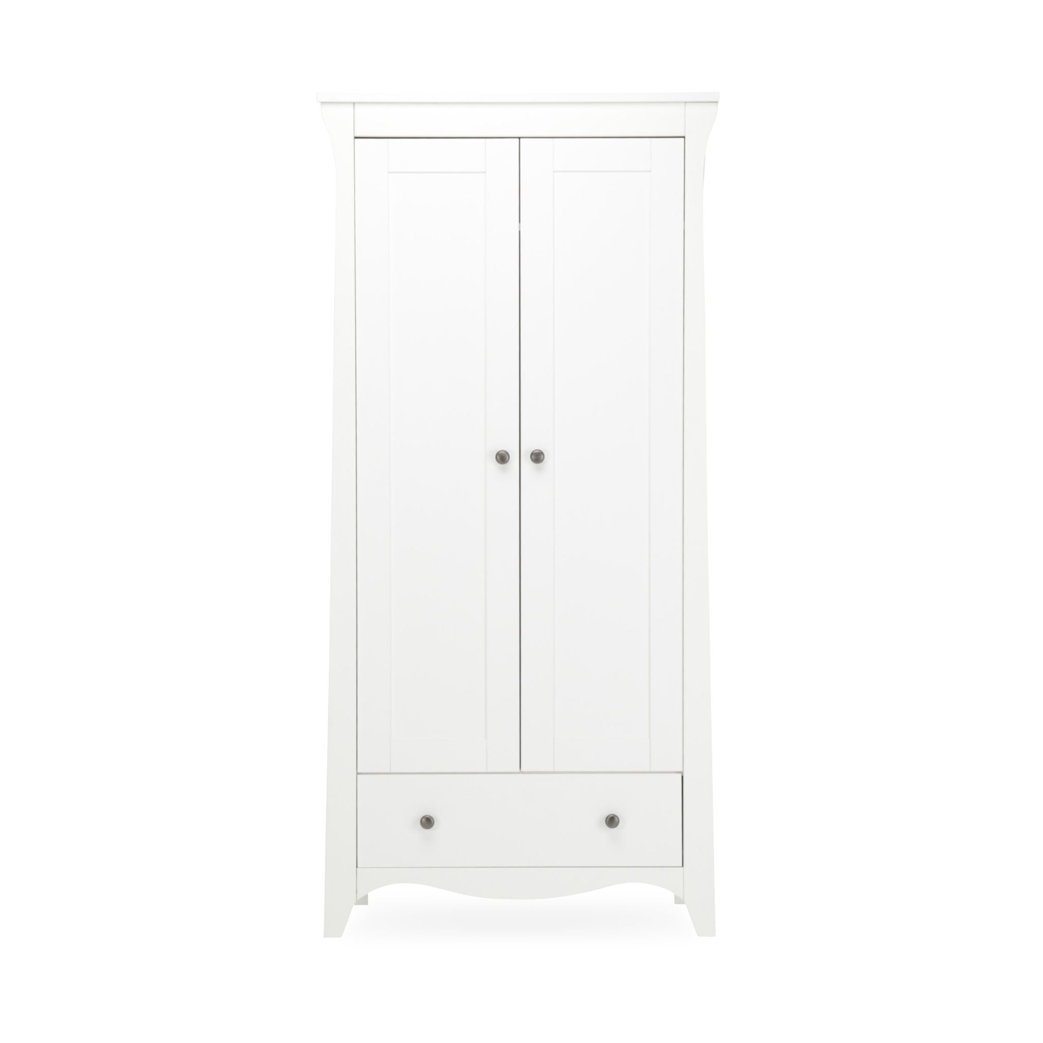 CuddleCo Clara 2 Door Double Wardrobe - Cashmere