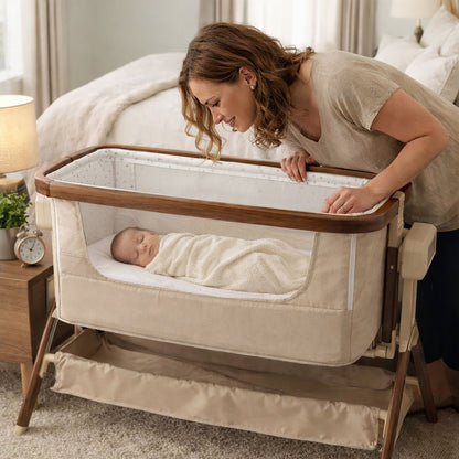 Baby Elegance Co Glide Electric Bedside Crib