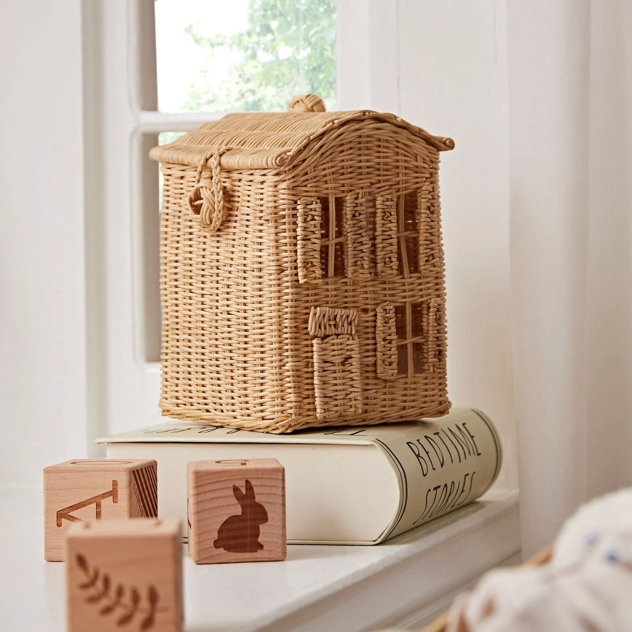 CuddleCo Country Cottage Set 3 Baskets - Rattan