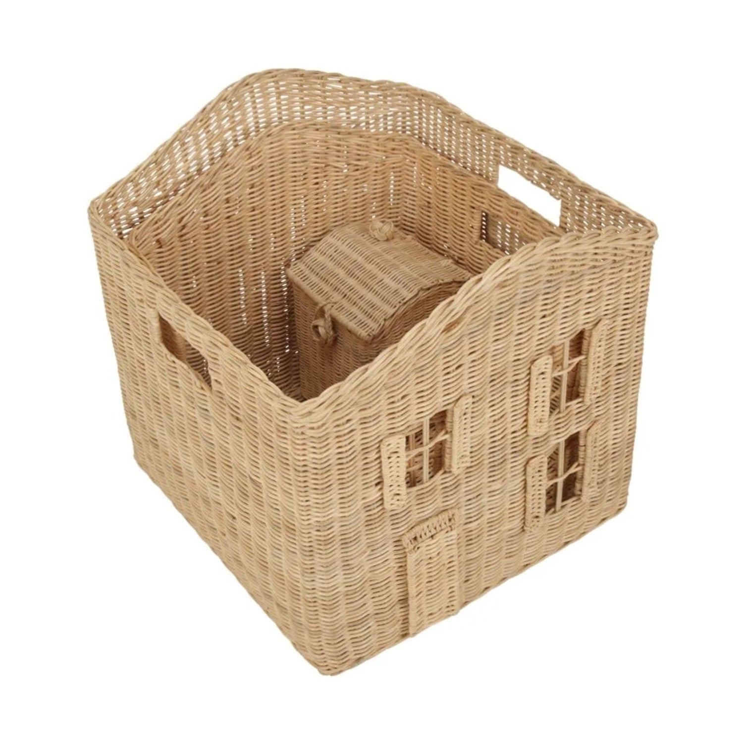 CuddleCo Country Cottage Set 3 Baskets - Rattan