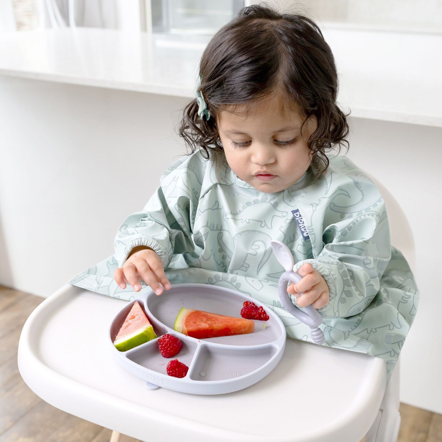 Bibado Coverall Long-Sleeve Weaning Bib