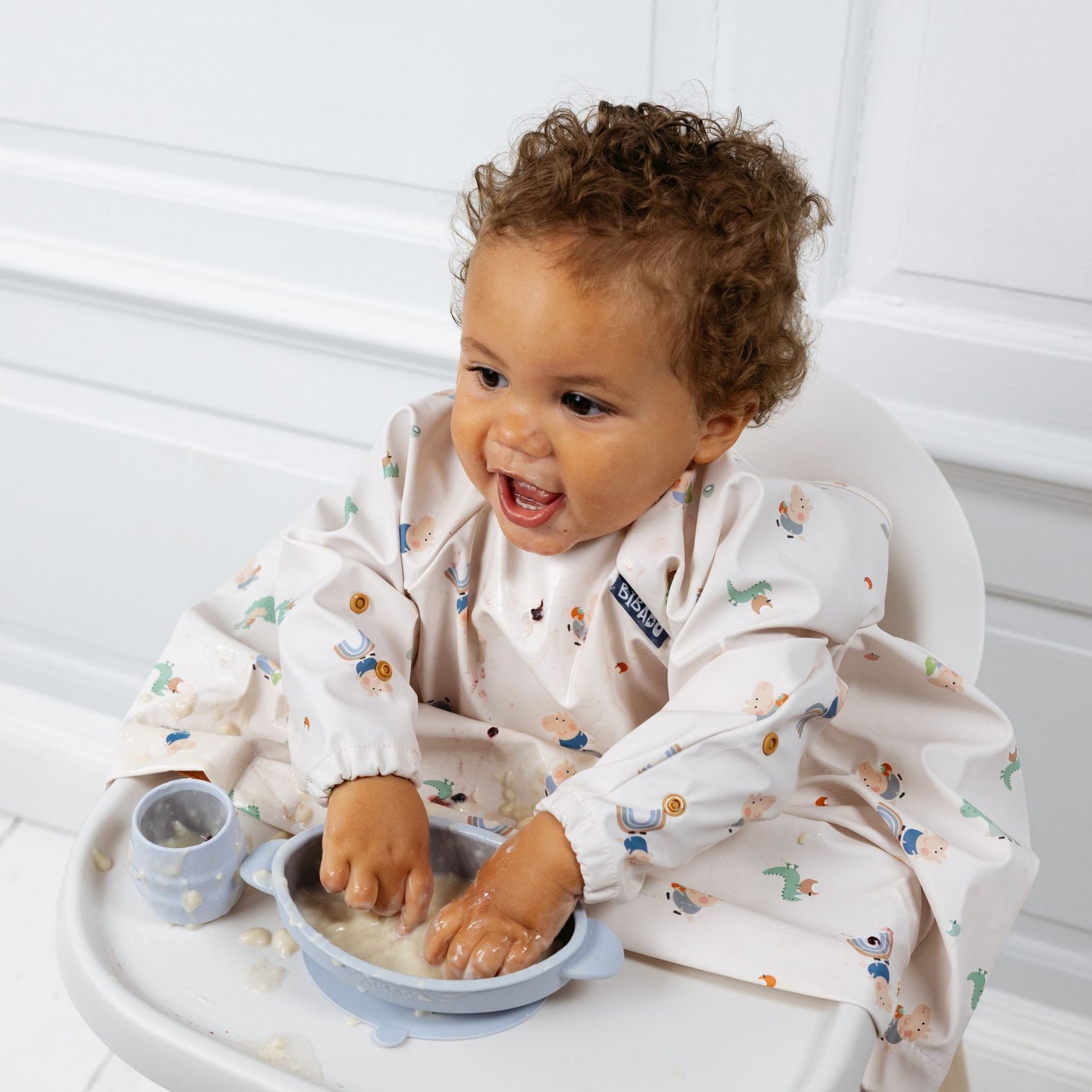 Bibado Coverall Long-Sleeve Weaning Bib
