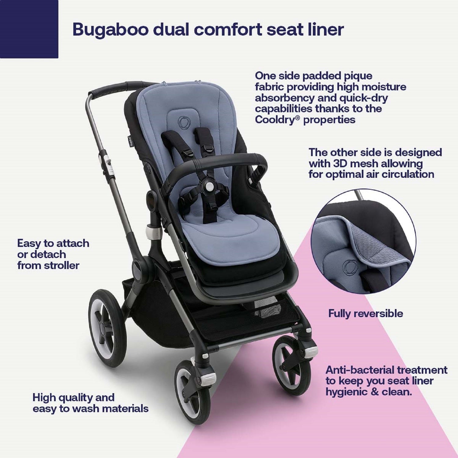 Bugaboo Dual Comfort Seat Liner