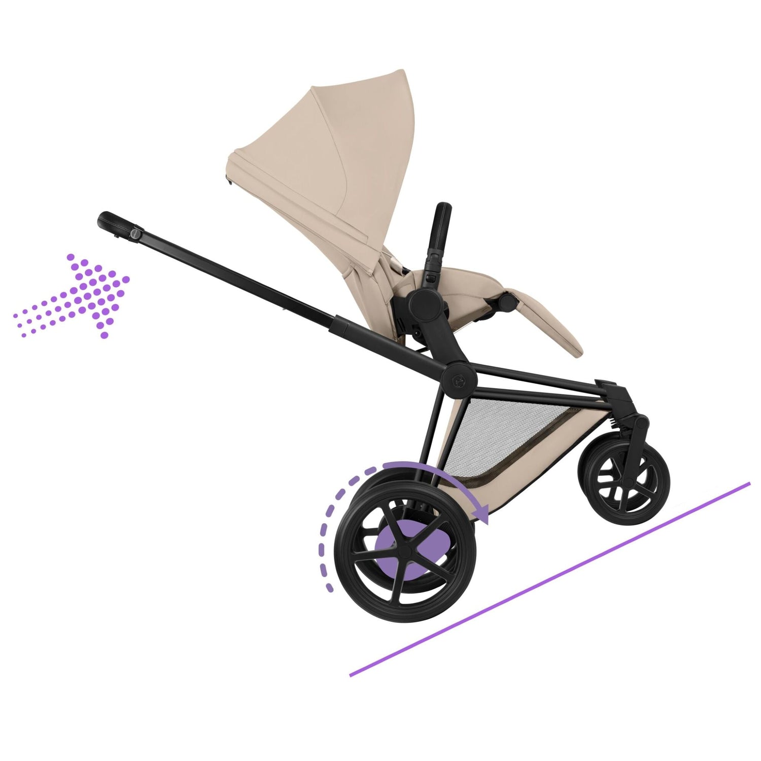 Cybex ePriam Comfort &amp; Foldable Carry Cot Set