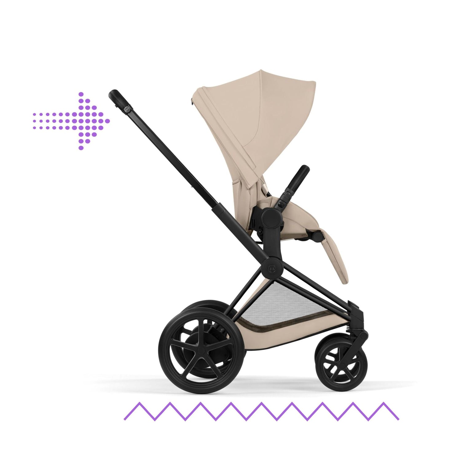 Cybex ePriam Comfort &amp; Foldable Carry Cot Set