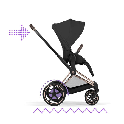Cybex ePriam Comfort &amp; Foldable Carry Cot Set