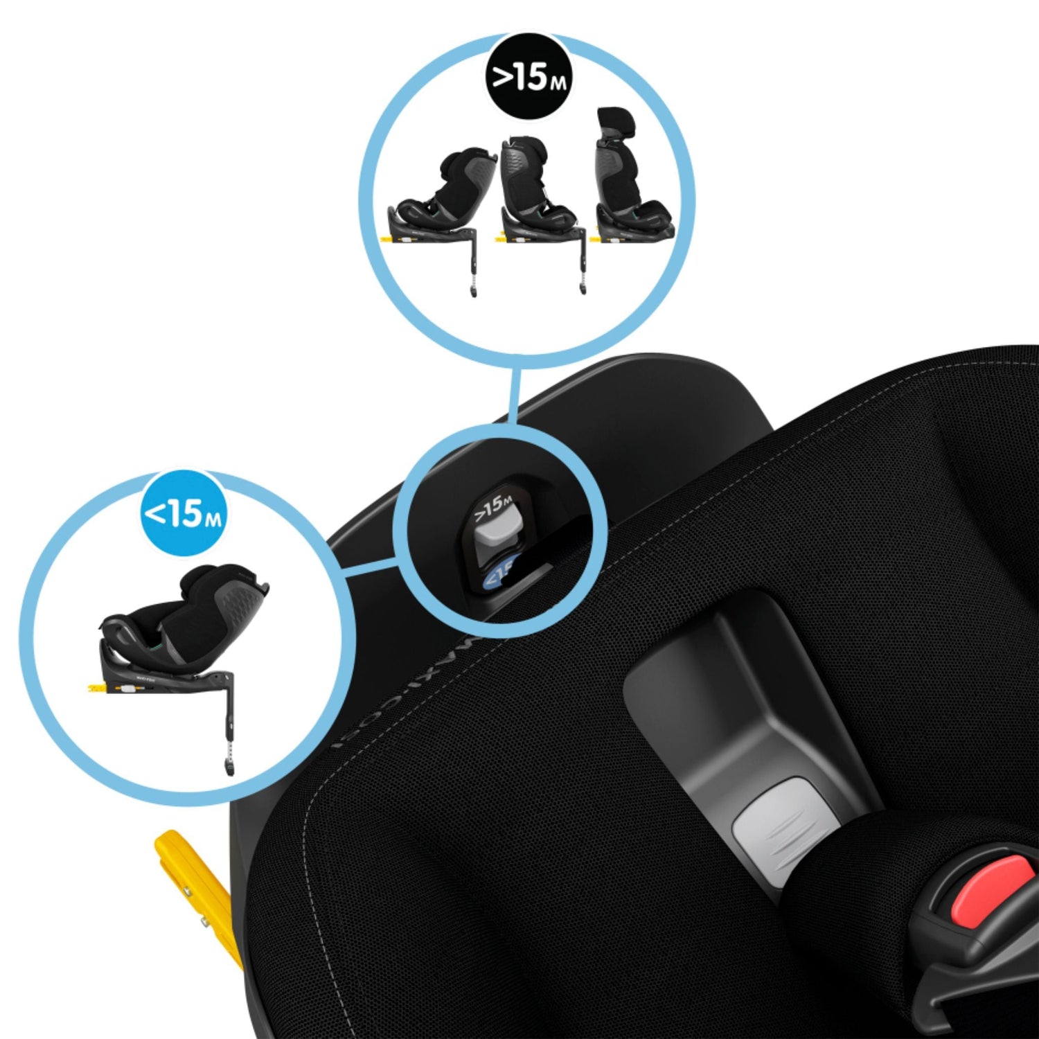 maxi cosi isofix car seat Maxi-Cosi Emerald 360 Pro Car Seat Authentic Black