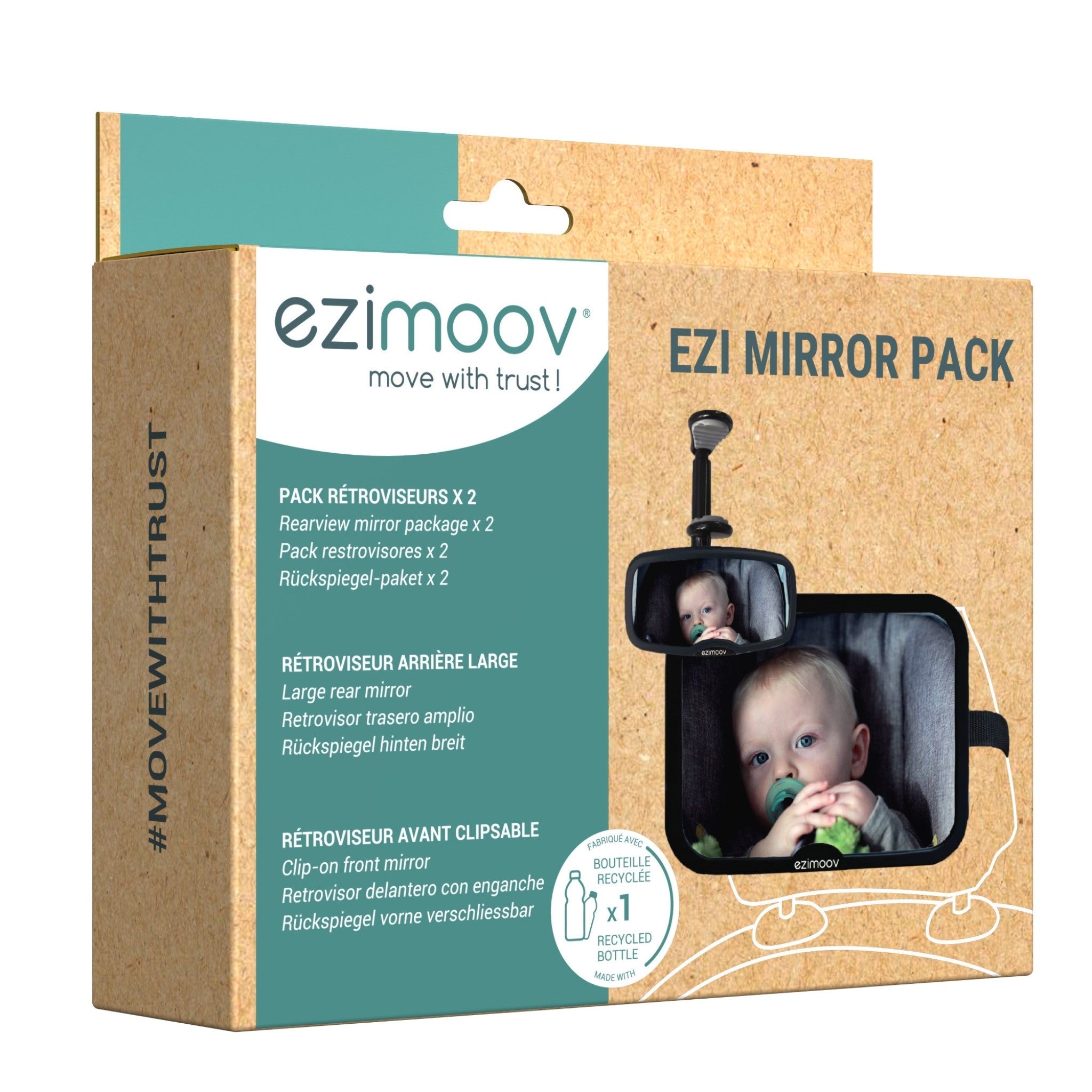 Ezimoov Mirror Pack - Mirror and Car Seat Mirror