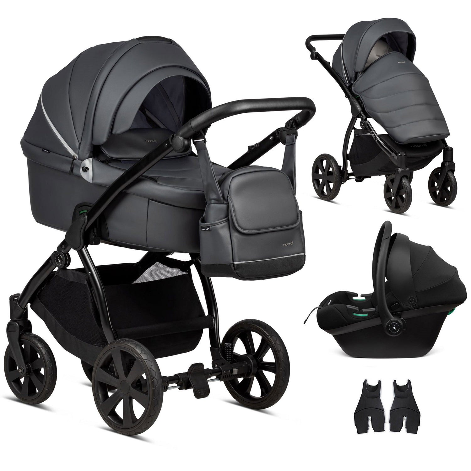 Noordi Fjordi Leather 3in1 + Car Seat