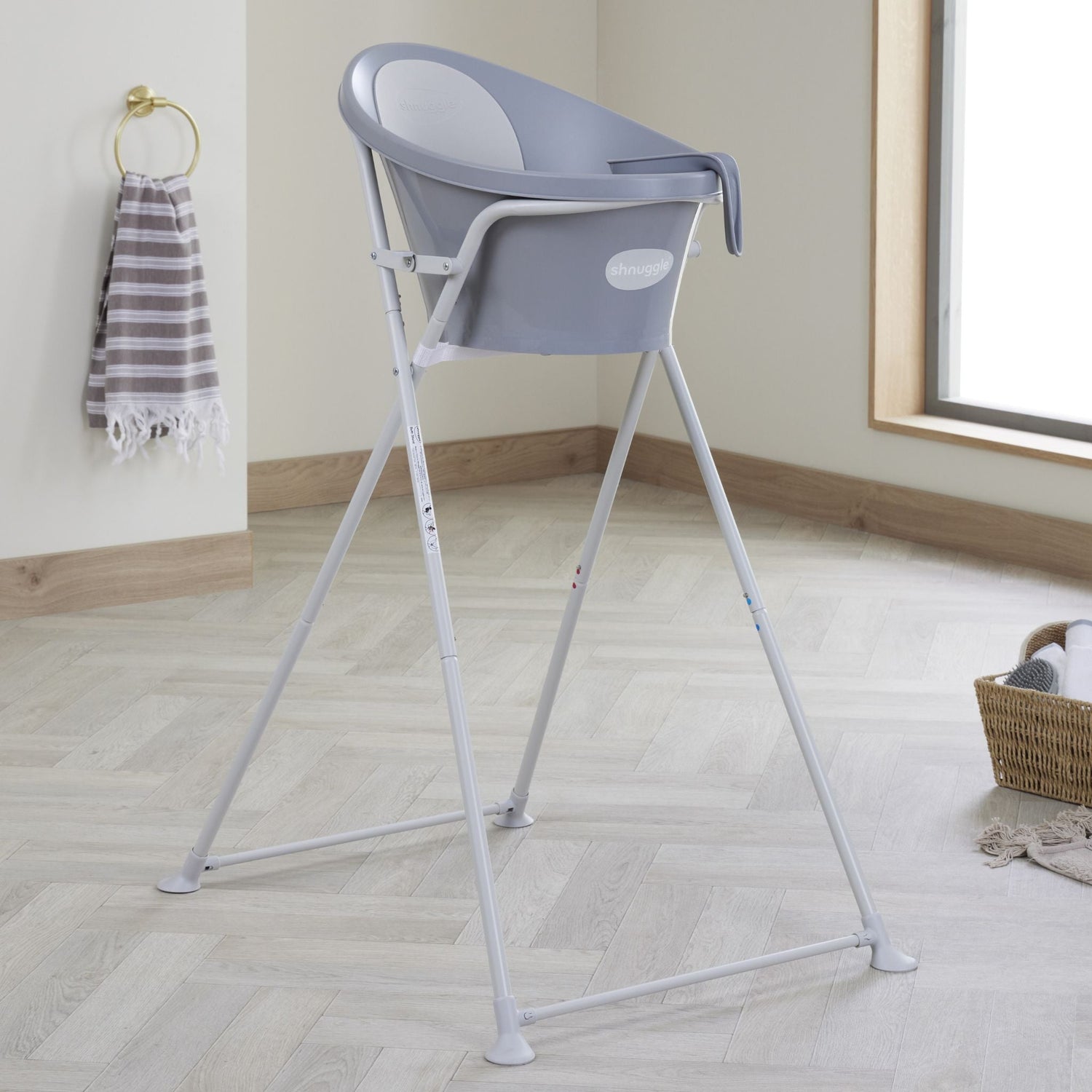 Shnuggle Folding Bath Stand with Strap