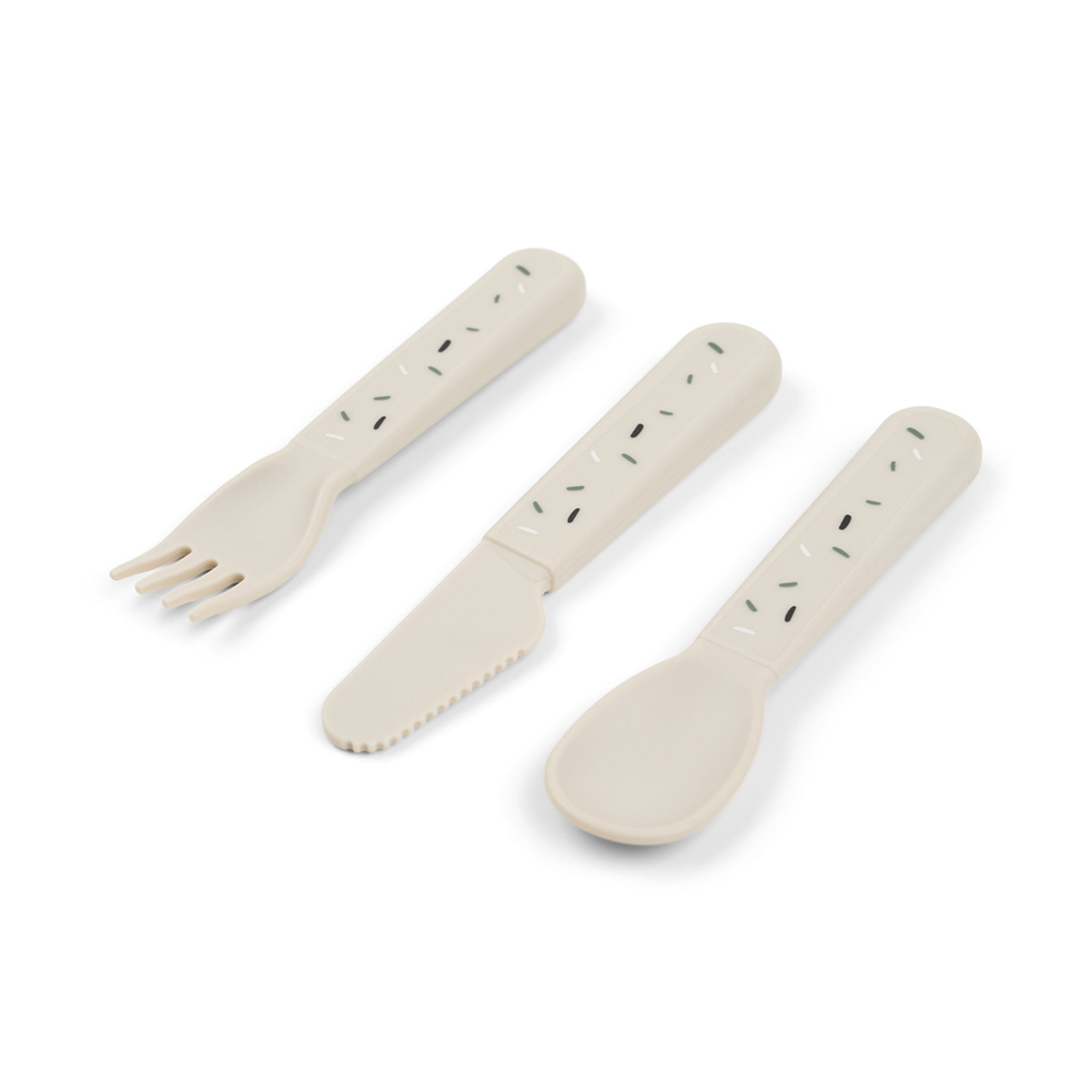 Donebydeer Foodie 3pc Cutlery Set Confetti