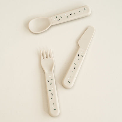 Donebydeer Foodie 3pc Cutlery Set Confetti