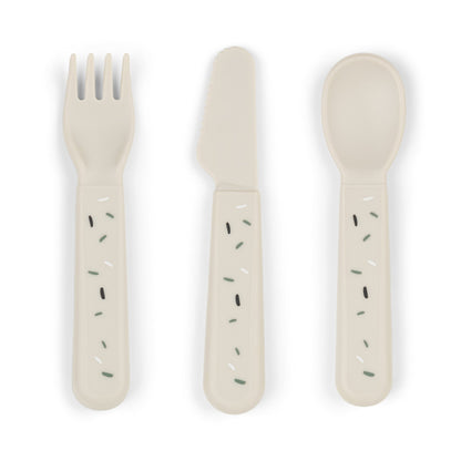 Donebydeer Foodie 3pc Cutlery Set Confetti