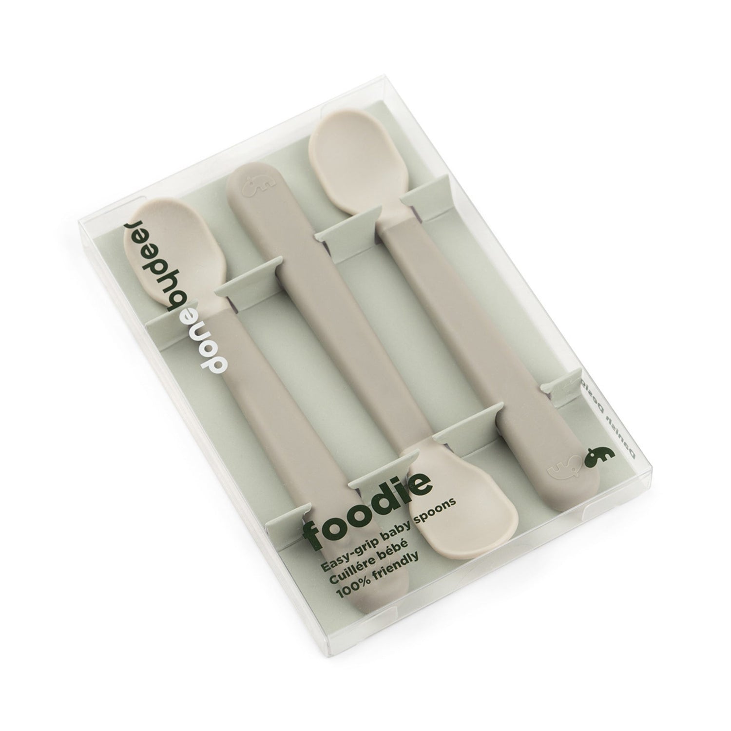 Donebydeer Foodie Easy Grip Baby Spoon 3 Pack