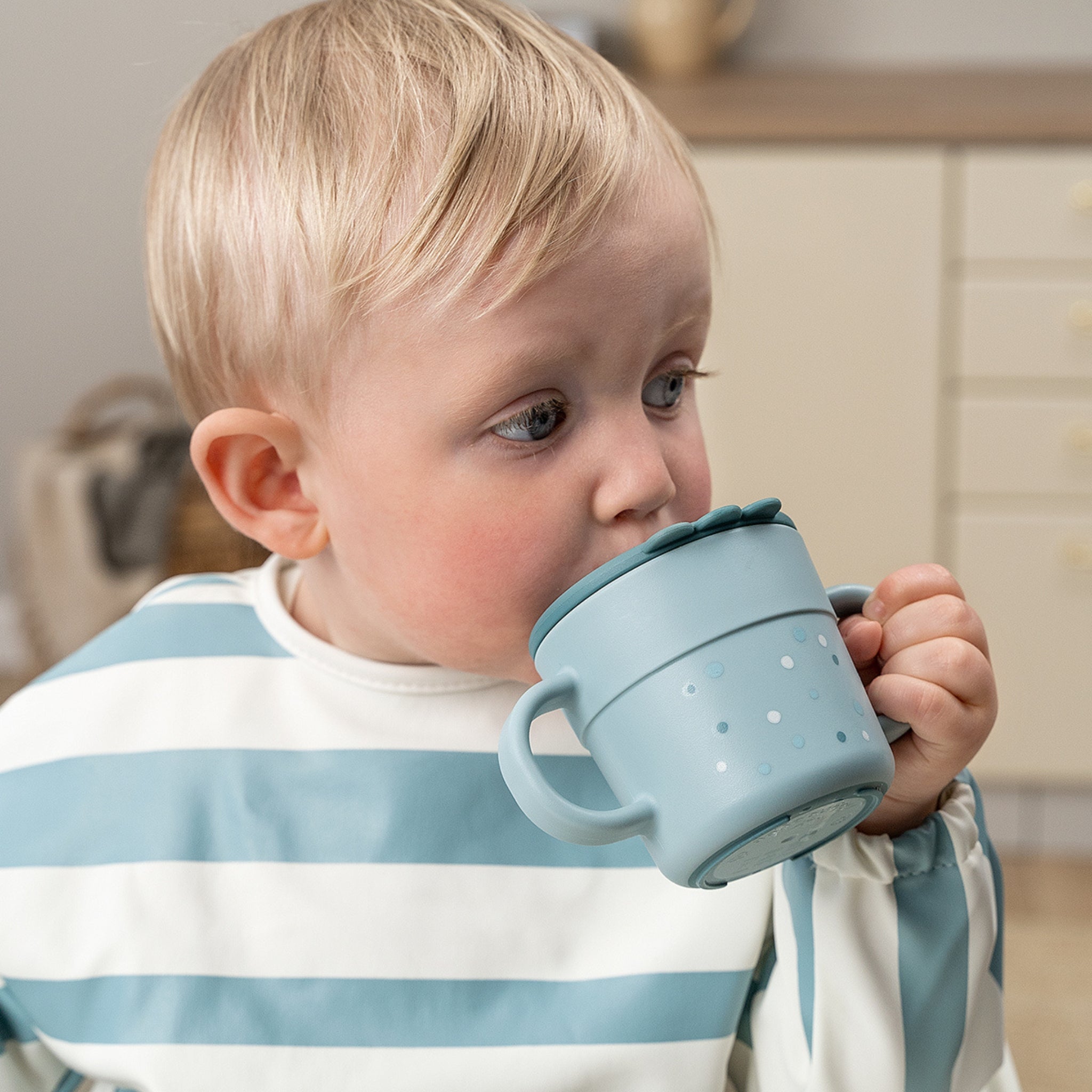 Donebydeer Foodie Spout Cup Happy Dots