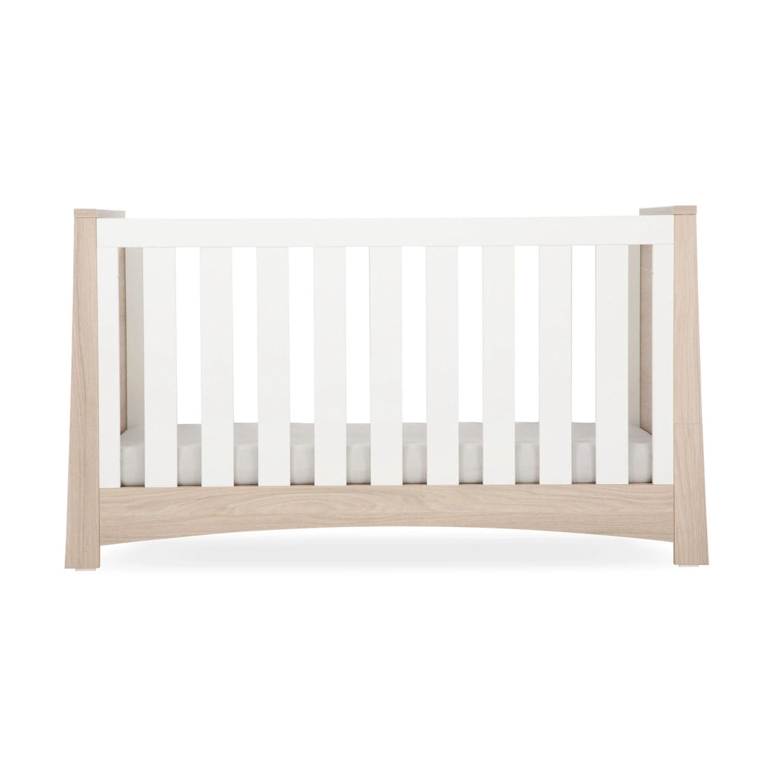 CuddleCo Lana Cot Bed - Ash White