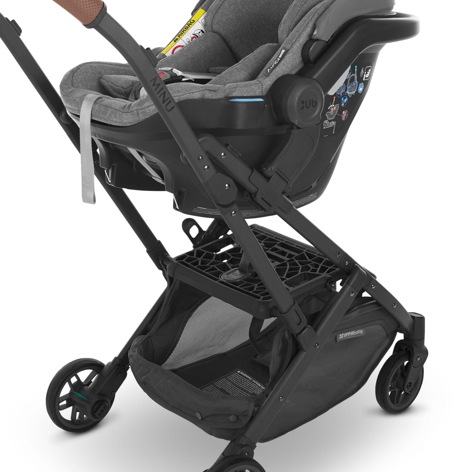 uppababy mesa infant car seat stroller compatibility UPPAbaby MINU V2 Adapters for Bassinet and Mesa Car Seat Black